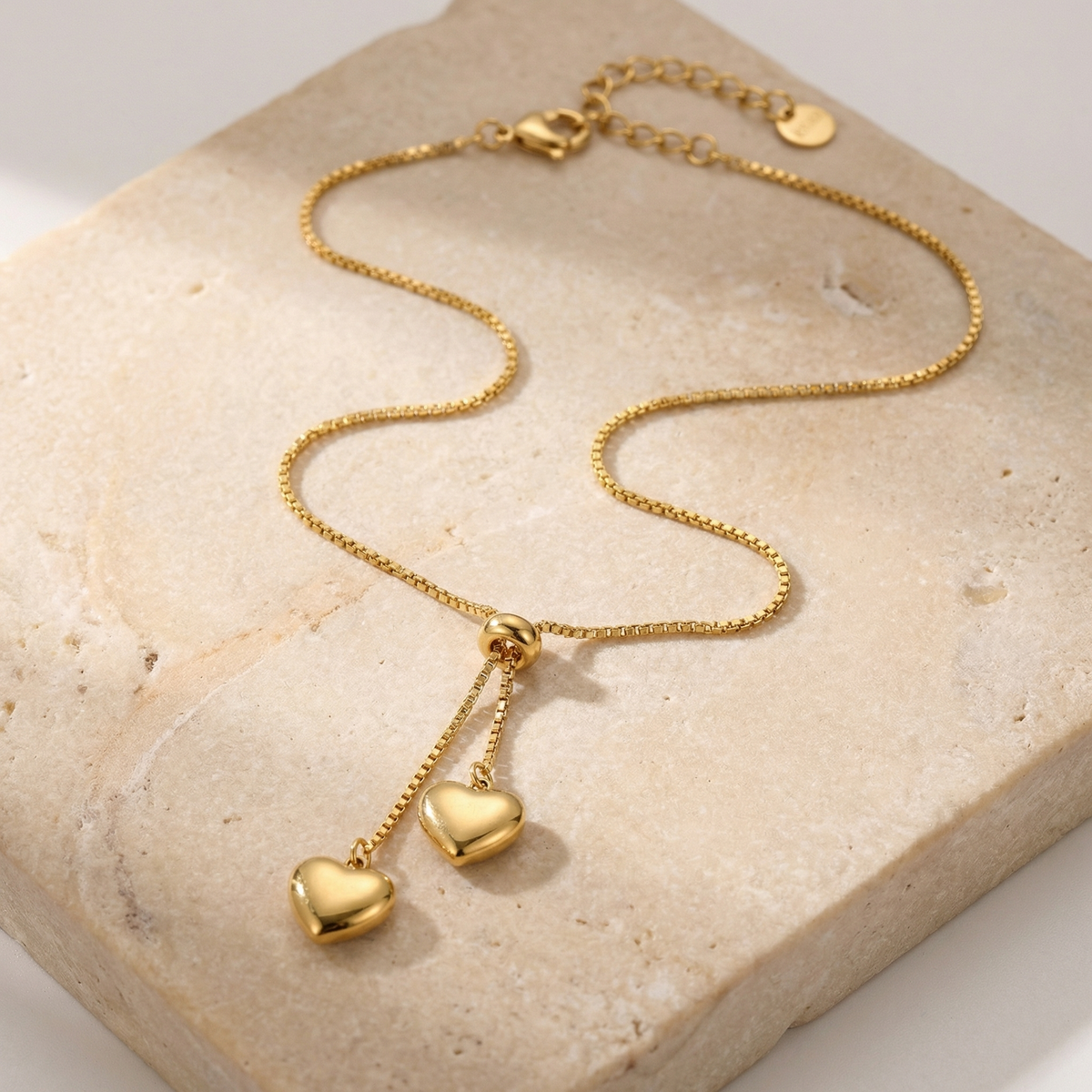 Double Heart Necklace