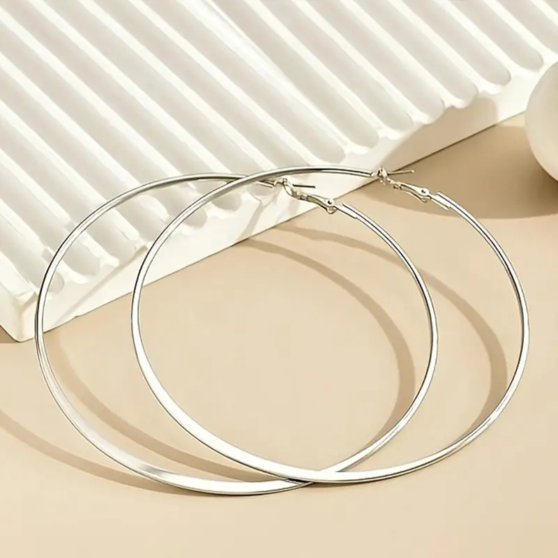 Exaggerated Circle Earrings