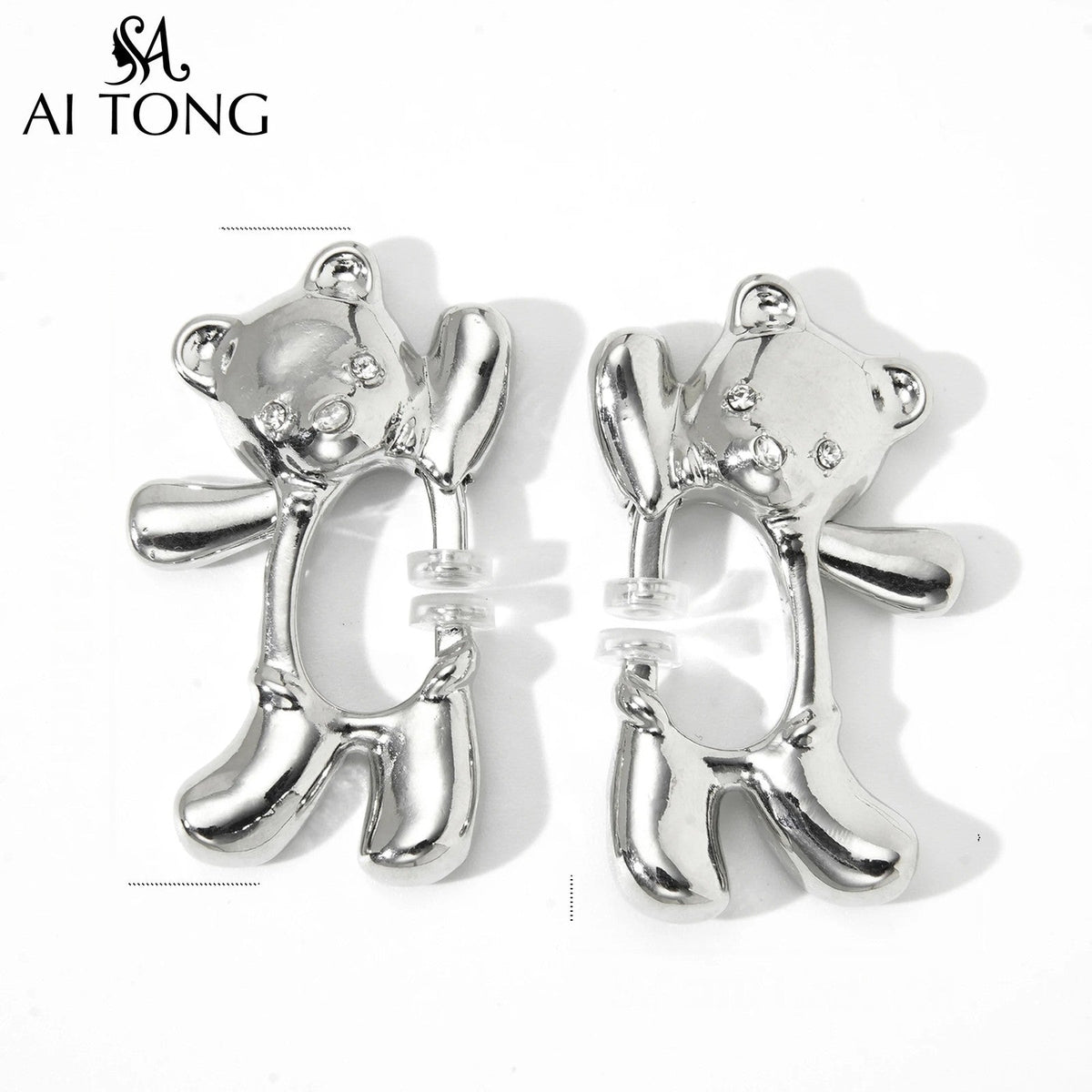 Bear Clip-on Earrings