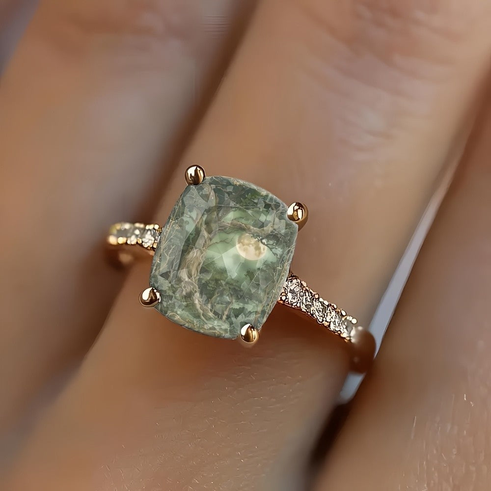 Moonlit Forest Square Ring