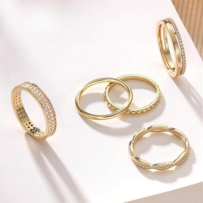 5pc Stackable Ring Set