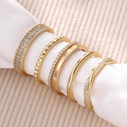 5pc Stackable Ring Set