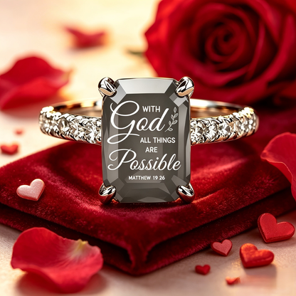 Everything Is Possible Rectangle Ring