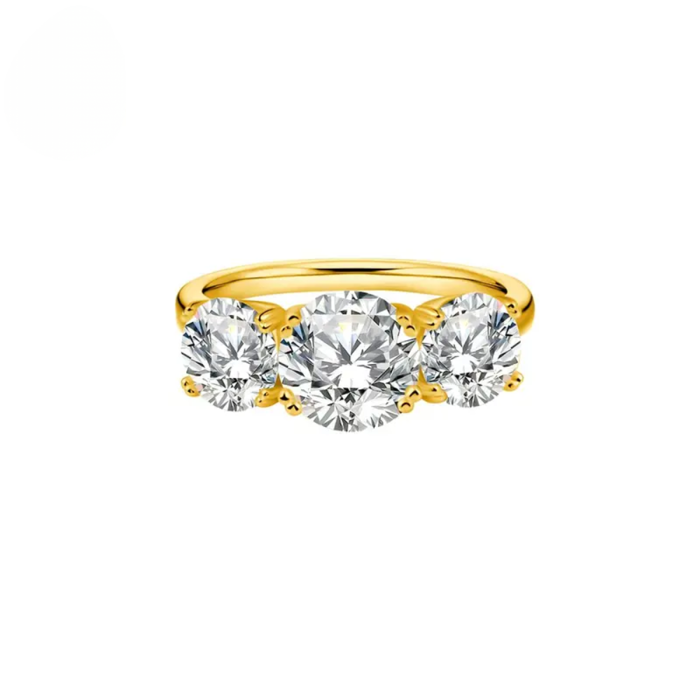 4ct Three Stone Ring