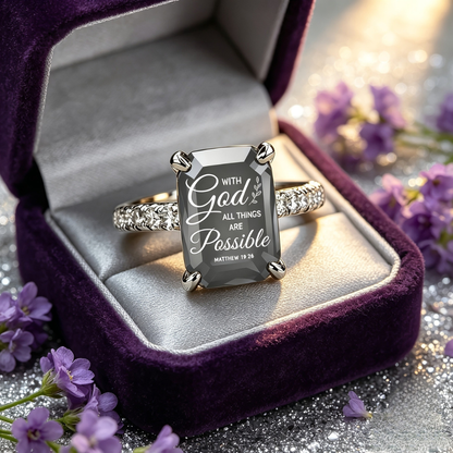 Everything Is Possible Rectangle Ring