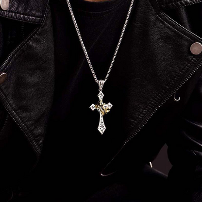 Crown Cross Necklace