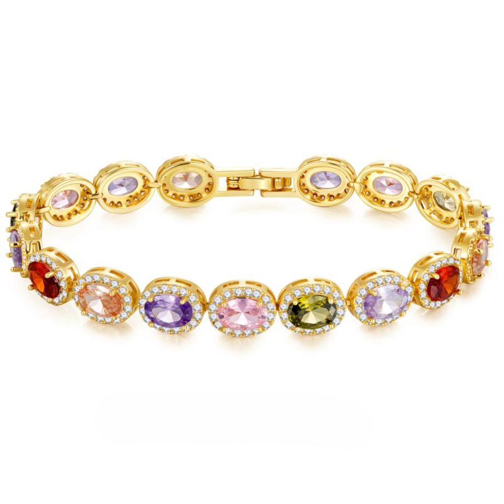Colorful Gemstone Bracelet