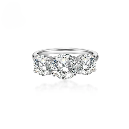 4ct Three Stone Ring