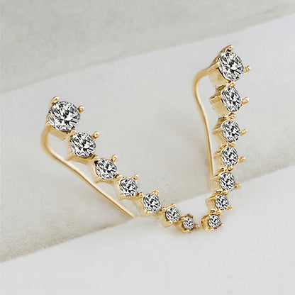 Crystal Cascade Drop Earrings