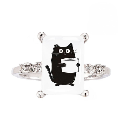 Cat Toilet Paper Ring