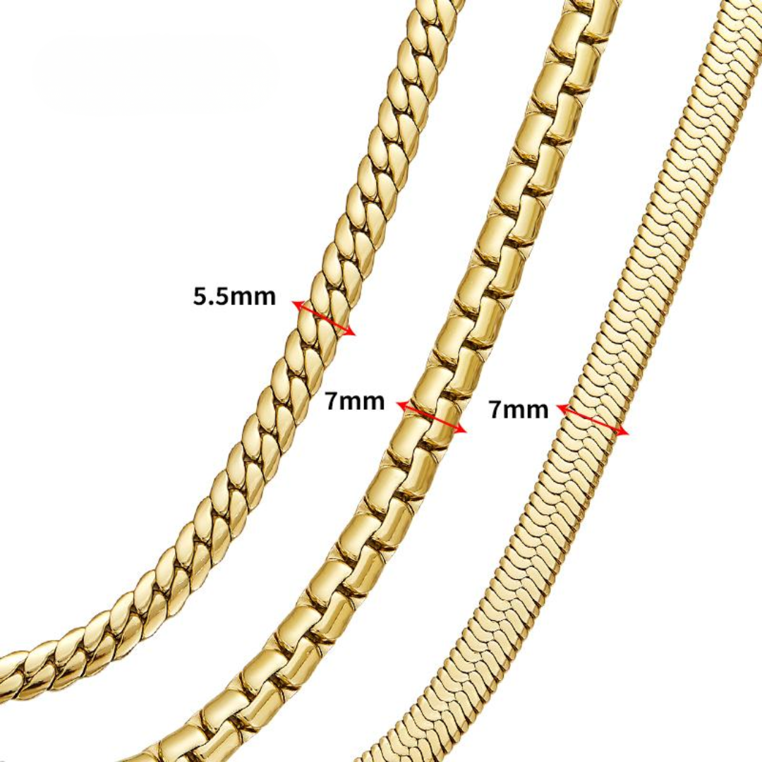 3pc 14k Plated Bracelet