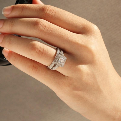 2pc Vintage Love Ring