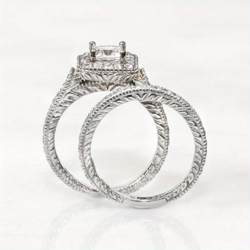 2pc Vintage Love Ring