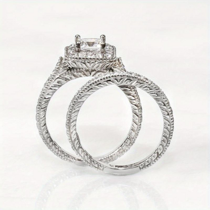 2pc Vintage Love Ring
