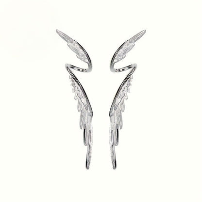 Angel Wing Drop Earrings