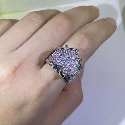 Zirconia Heart Shaped Ring