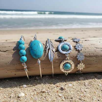 Turquoise Boho Bracelet Stack