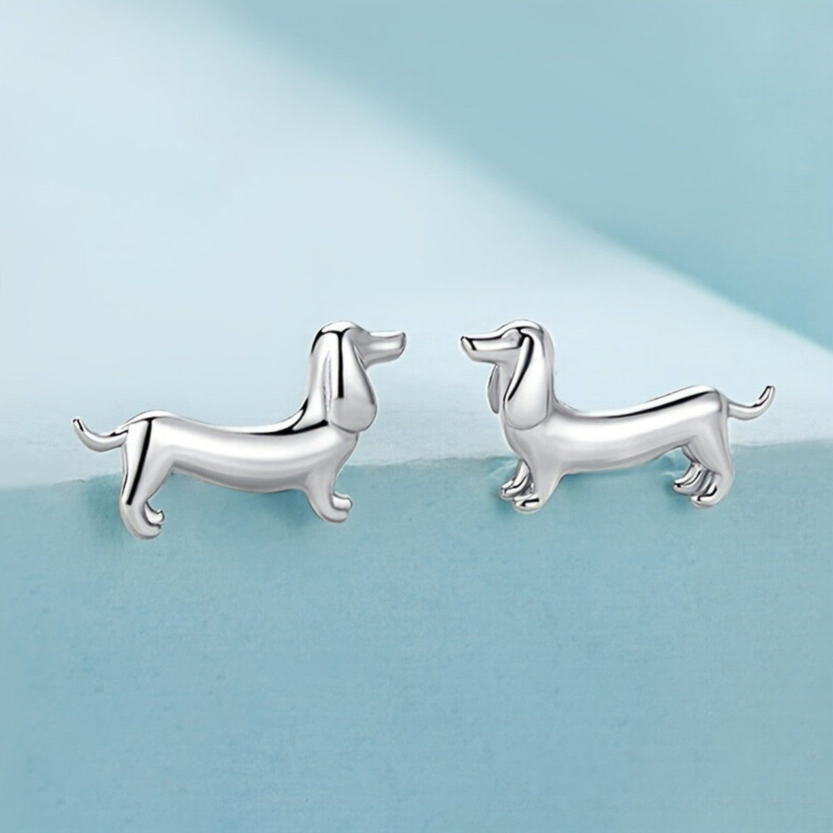 Dachshund Dog Stud Earrings