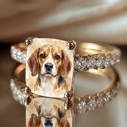 Dog Square Ring