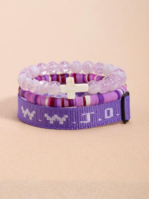 3pc WWJD Bracelet