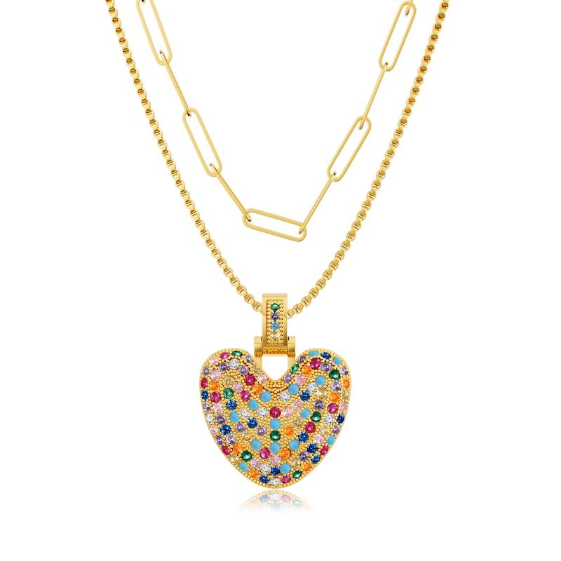 2pc Initial Bubble Necklace Set