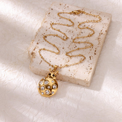 Sunburst Orb Pendant Necklace