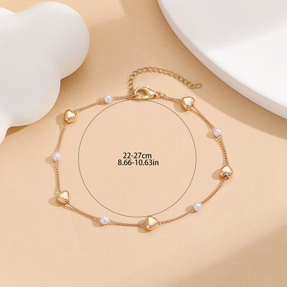 Heartstream Glow Anklet
