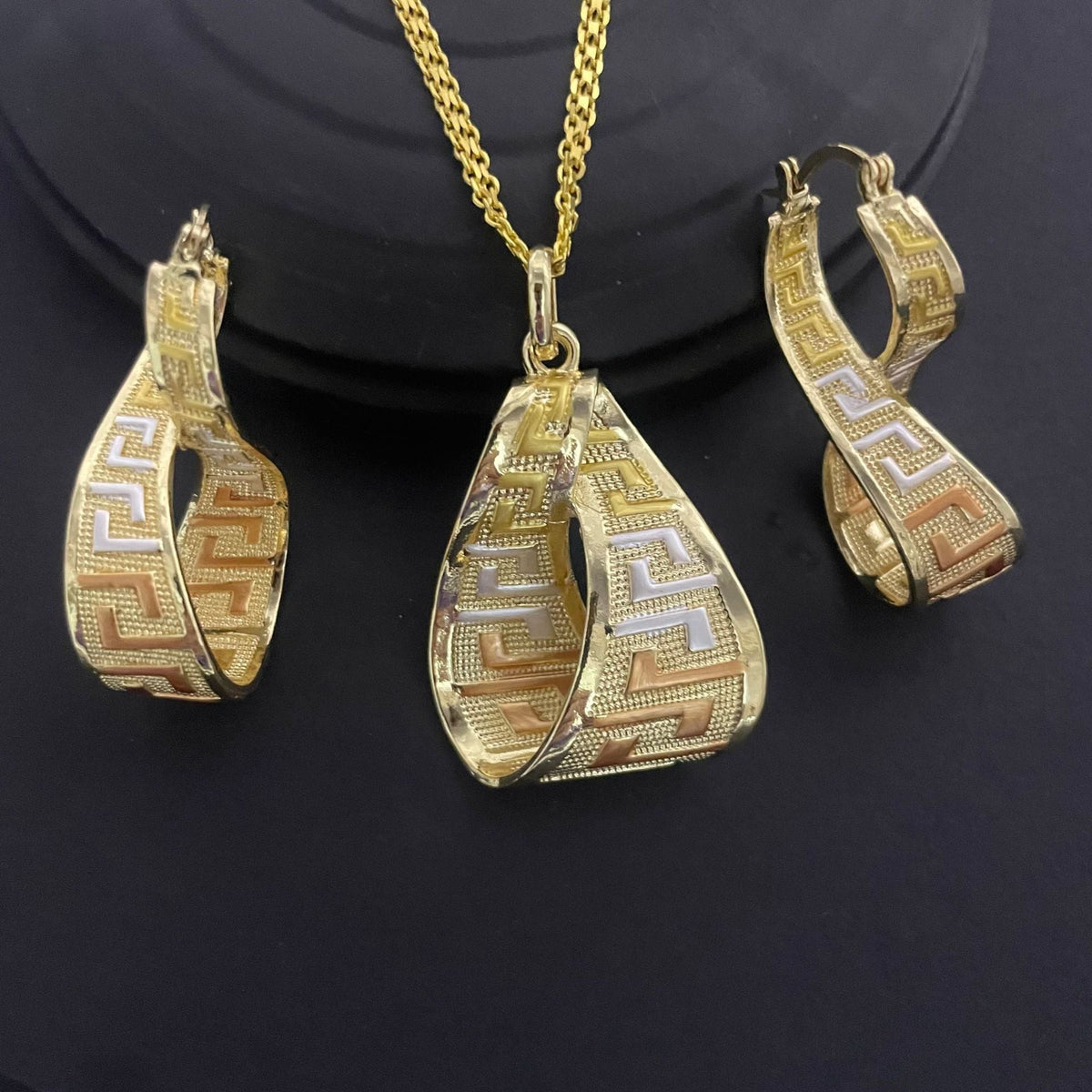 Luxury 18k Gold Plated Bridal Set