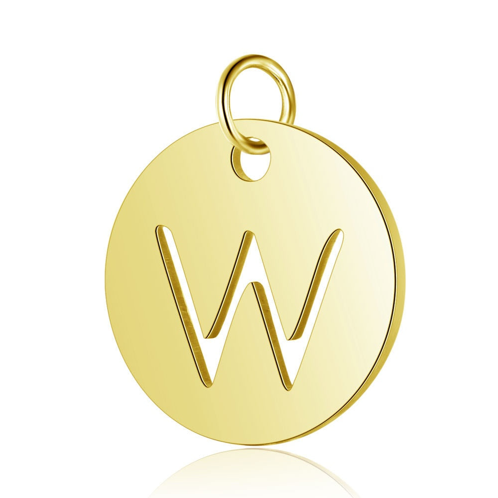 Gold Knot Initial Letter Bracelet