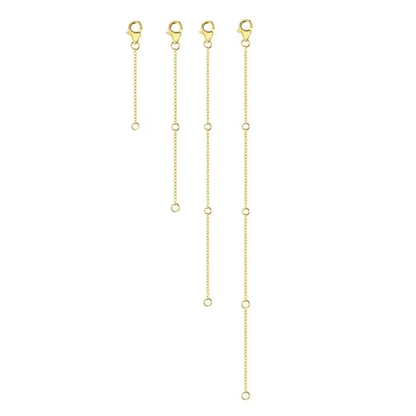 4pc Necklace Extender (2-8in) (5-20cm)