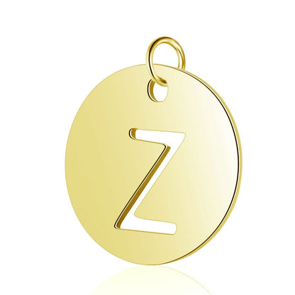 Gold Knot Initial Letter Bracelet