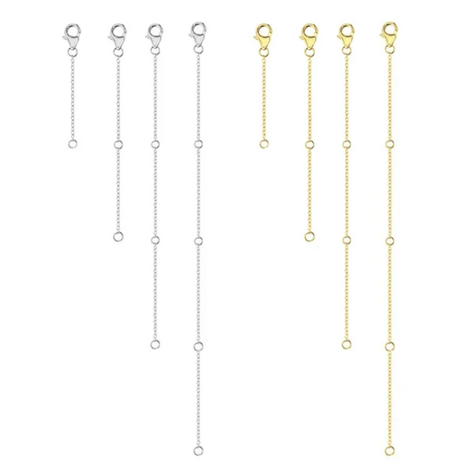 4pc Necklace Extender (2-8in) (5-20cm)