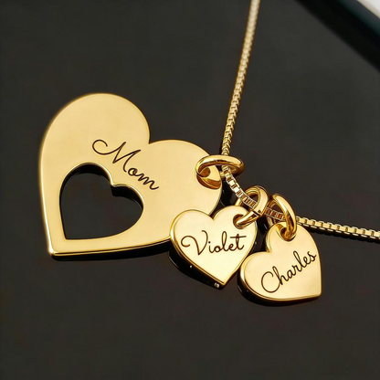 Personalized Heart Name Necklace