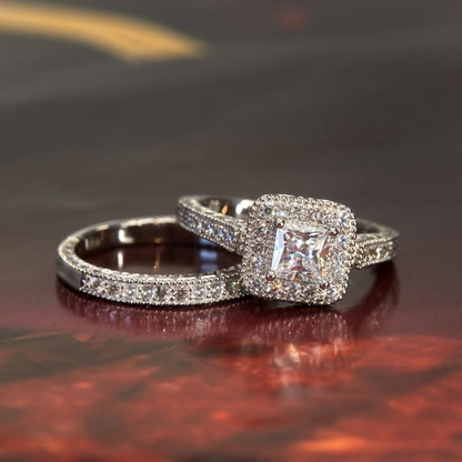 2pc Vintage Love Ring