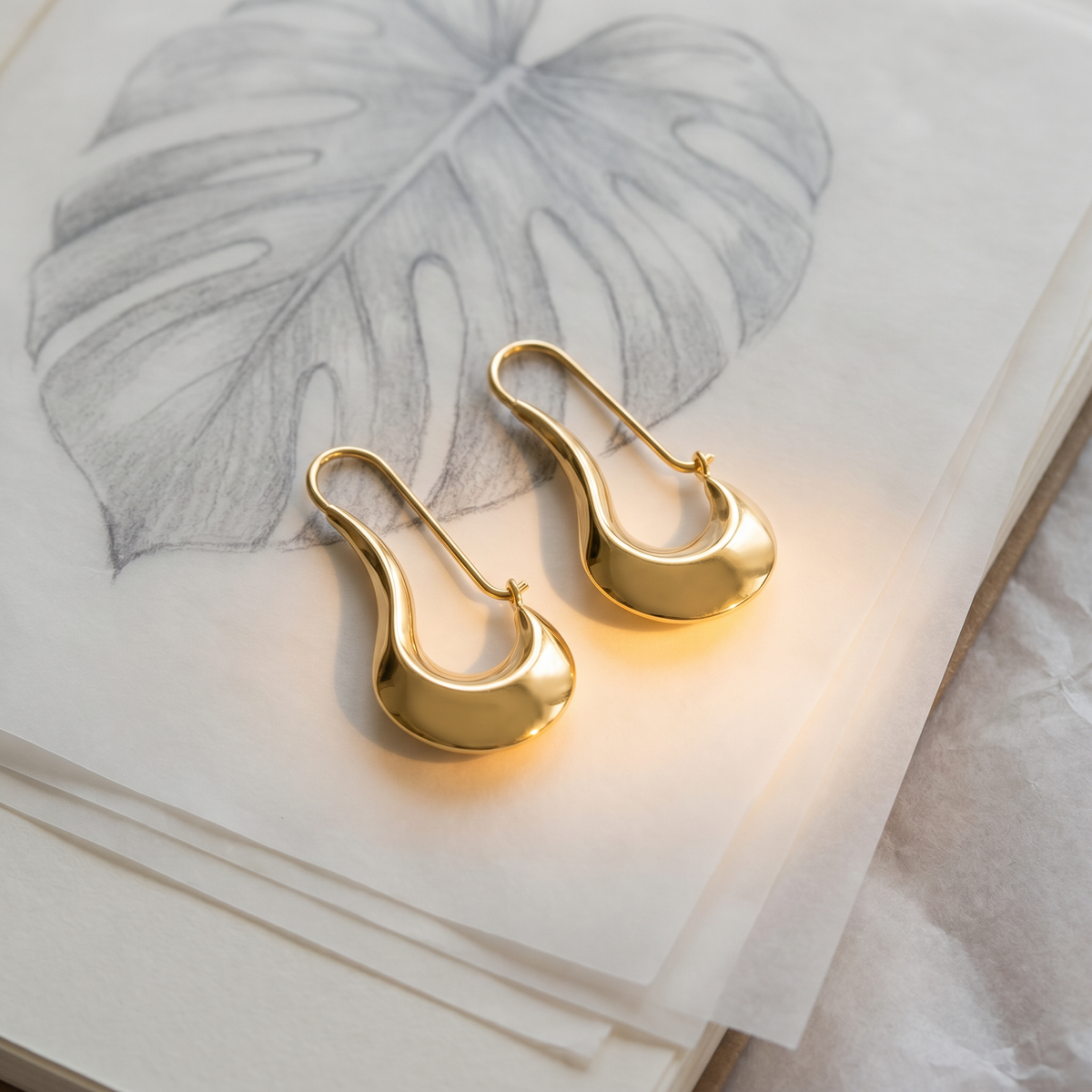 Geometric Dangle Earrings
