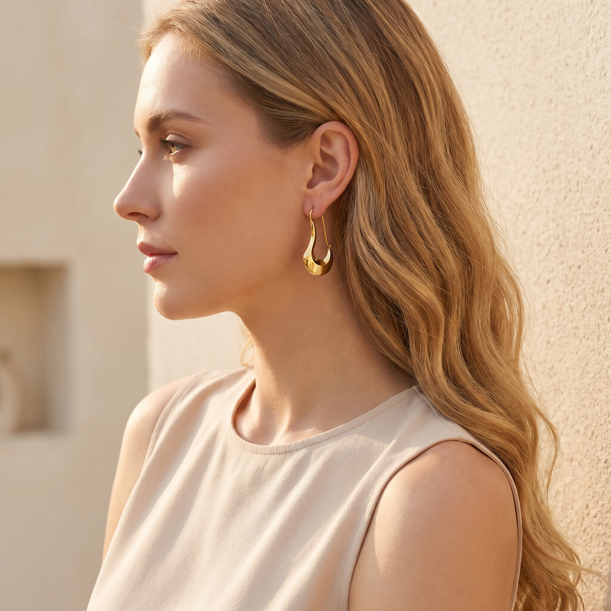 Geometric Dangle Earrings