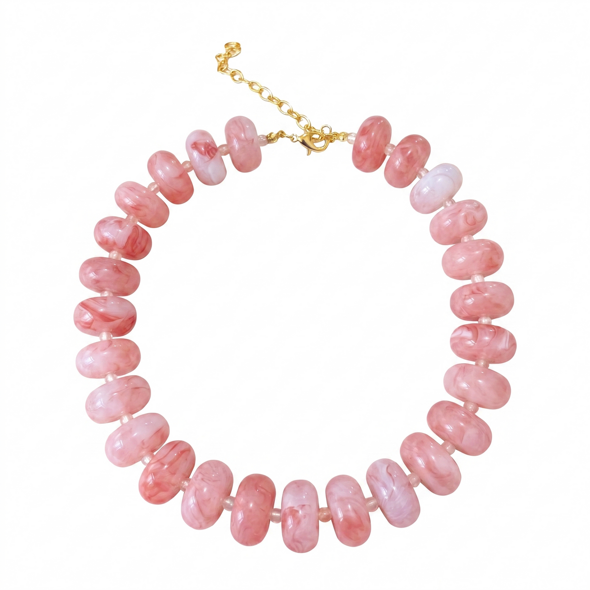 Chunky Summer Beaded Necklace