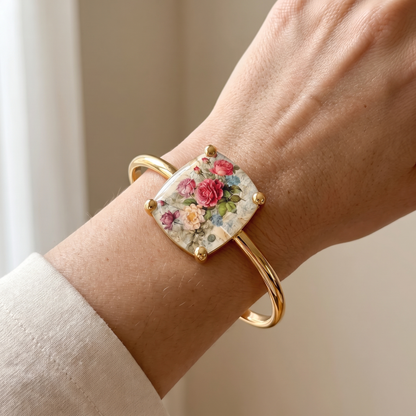 Rose Square Bracelet