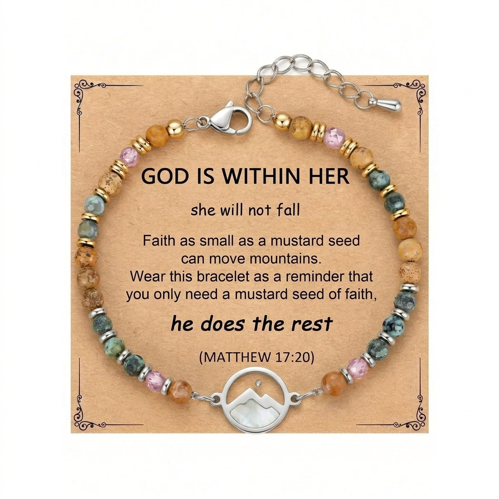 Mustard Seed Beaded Bracelet