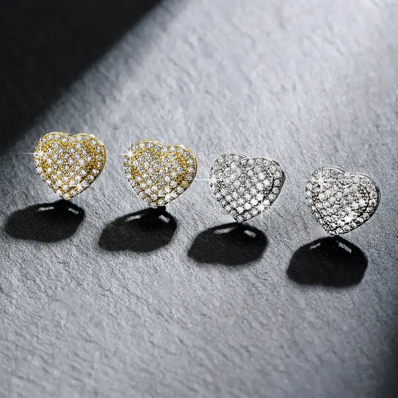 Dazzling Heart Earring