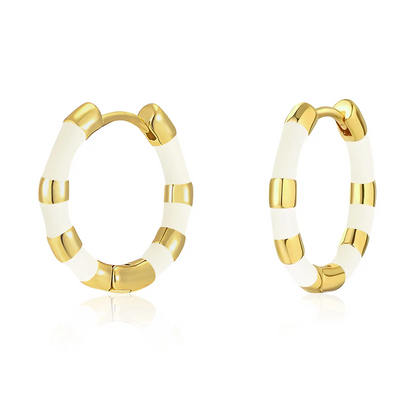 14k Huggie Dangle Earring