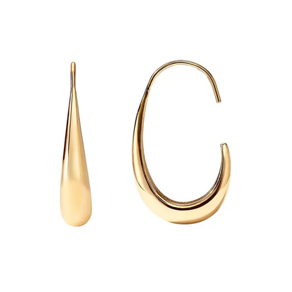 Teardrop Hoop Earring
