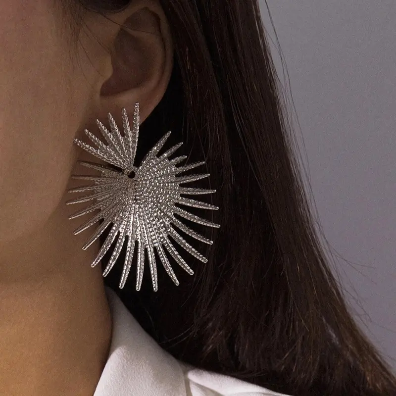Retro Sunburst Earrings