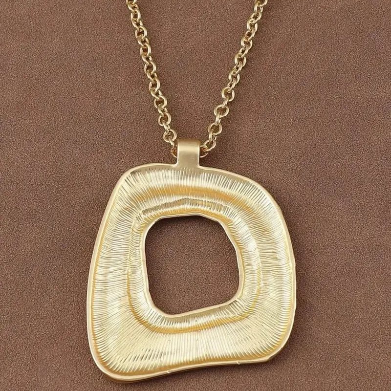 Boho Rounded Square Necklace