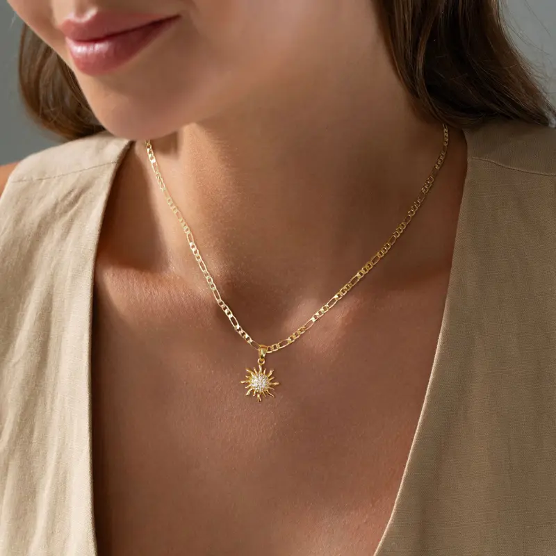 Dainty Sun Necklace