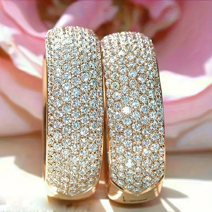 Shiny Cubic Zirconia Earrings