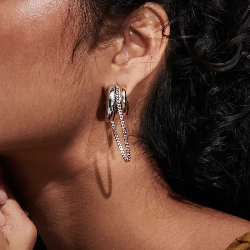 Tassel Hoop Earrings