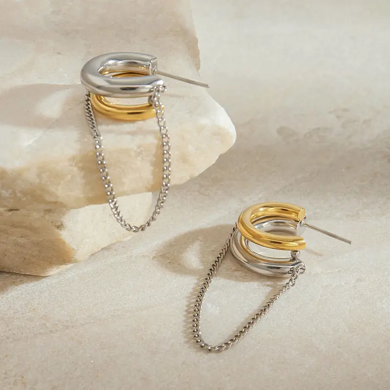 Tassel Hoop Earrings