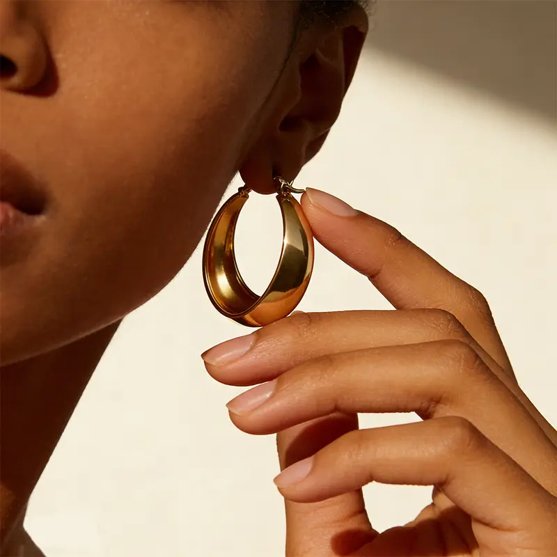 Large Hoop Earrings Classic