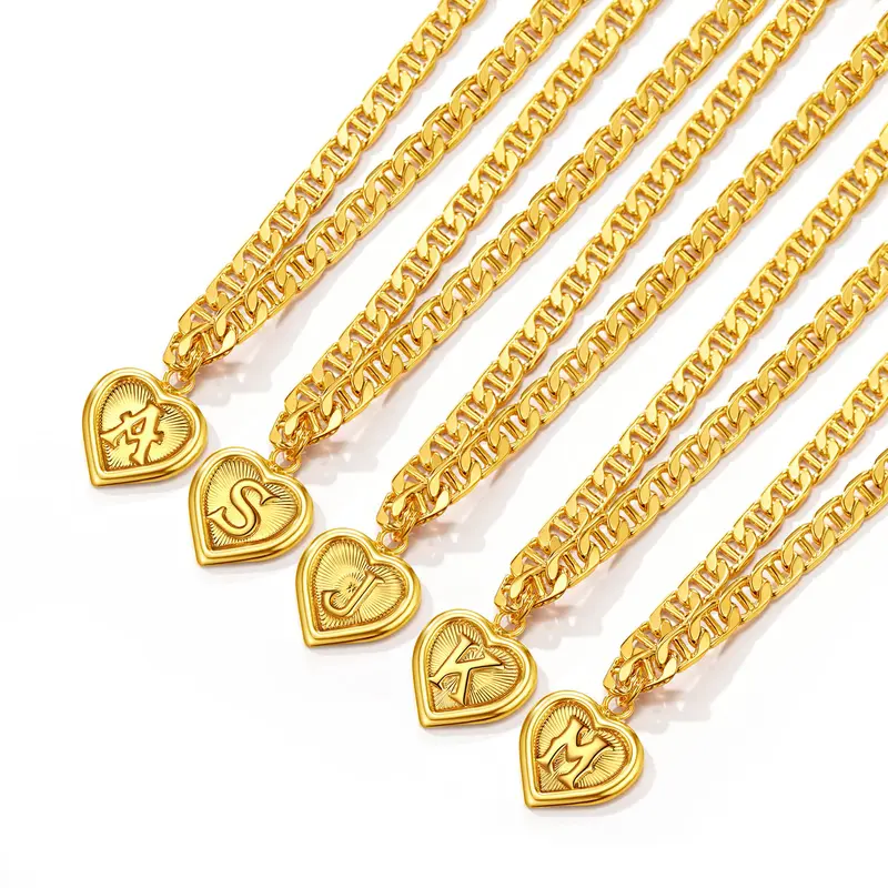 Initial Heart Anklet